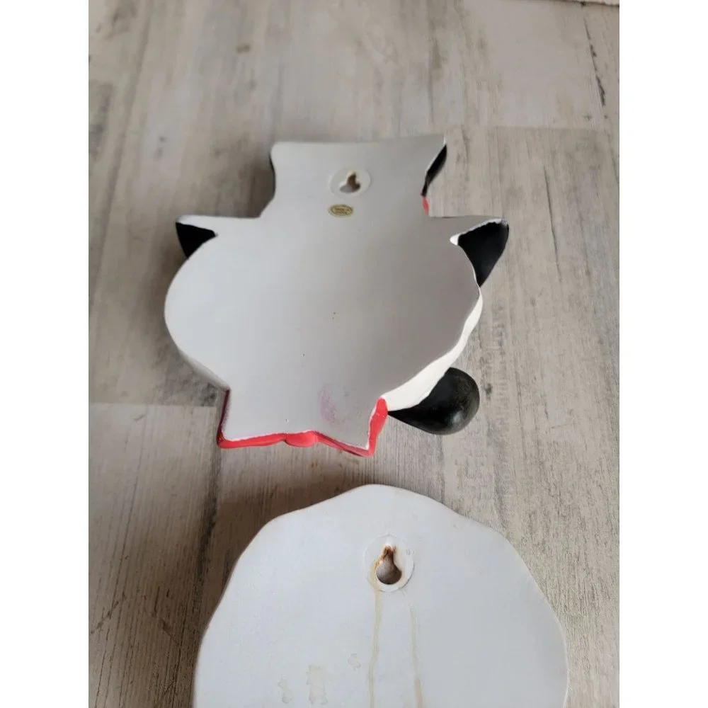Vintage three-piece‎ snowman hanging wall decor xmas